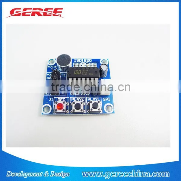 Loudspeaker+ISD1820 Sound Voice Recording Playback Module With Mic Sound Audio photo-2
