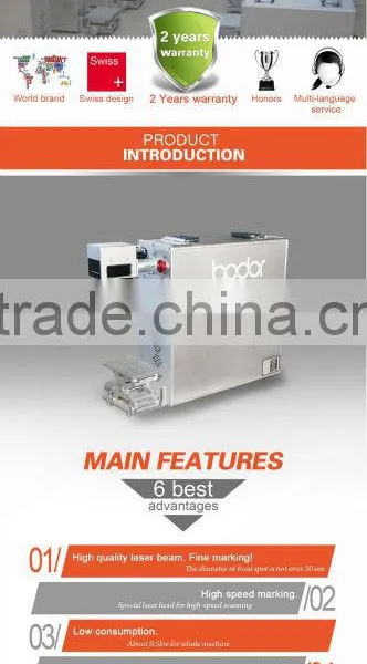 Factory Price! 20w Portable Fiber Laser Marking Machine 2 Years Warranty ISO CE FDA BV SGS TUV photo-3