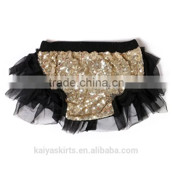 Multicolored New Born Soft Grenadine Sequin Underwear New Style Cotton Baby Ruffle Bloomers for Kid photo-6