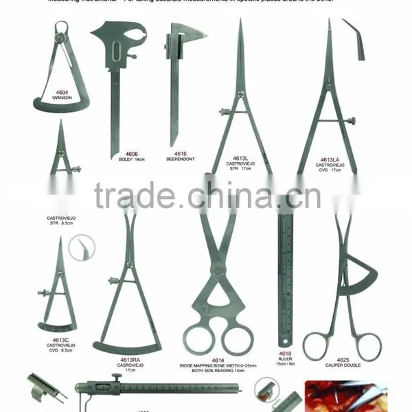 Bone Castroviejo Caliper Long Beak Straight 0-40mm photo-3