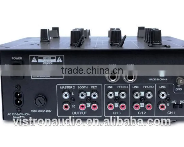 SDJX-3 High Quatity Low Price Mp3 Player dj Mixer With Headphone Monitor Split photo-2