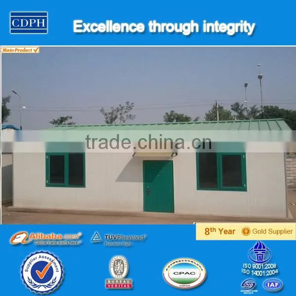 Design Best Quality Temporary Prefab Family Living Room With Garage photo-2