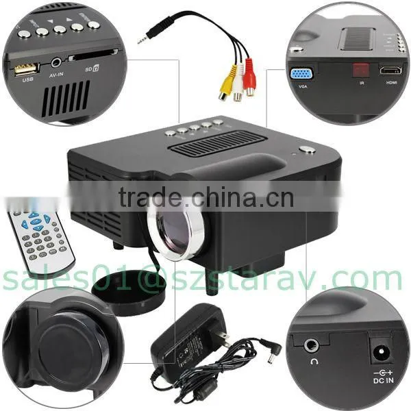 Small Video UC28 Projector China Supply Multimedia Led Projector Low Cost Digital HDMI photo-6