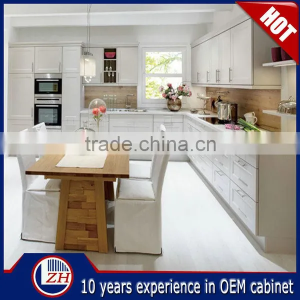 China Modern Design Wood Neer Pvc Kitchen Cabinet photo-3