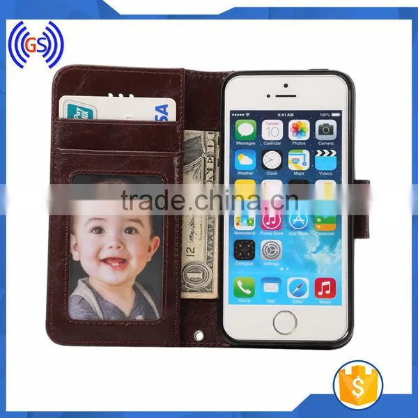 In Stock Leather Case Luxury Leather Mobile Phone Case Stand Leather Case for Iphone photo-5