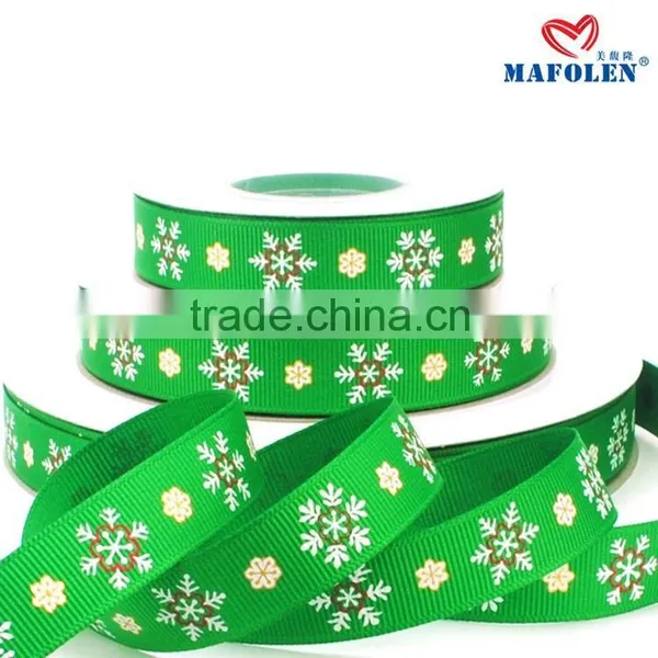 Guangzhou Rgb Packing co 2015 New Products Christmas Grosgrain Flower Pattern Ribbon photo-3