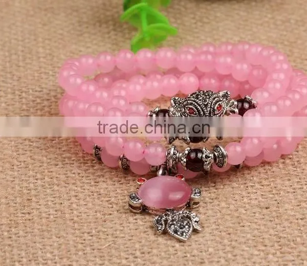 Austrian Rose Crystal Bracelet Make Hipanema Crystal Bracelet photo-2