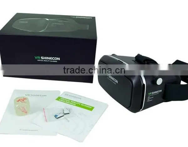 China Supplier Bulk OEM VR Shinecon 3D Glasses HD Virtual Reality Video Box photo-6