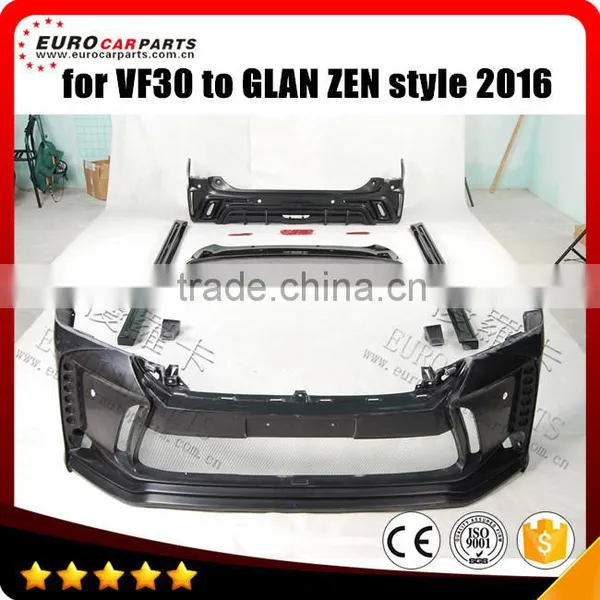 VF30 Body Kits Fit for Vell-fire 2014year up to 2016year Glan Zen Style FRP Full Set photo-4
