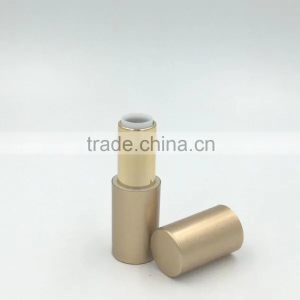 Matte Metal Lipstick Tube Gold Lipstick Tube Luxury photo-3