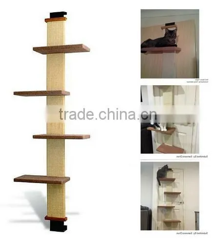 New Arrival Latest Design Pet Product Sisal Cat Tree Cat Frame Cat Stand Hanging on Door