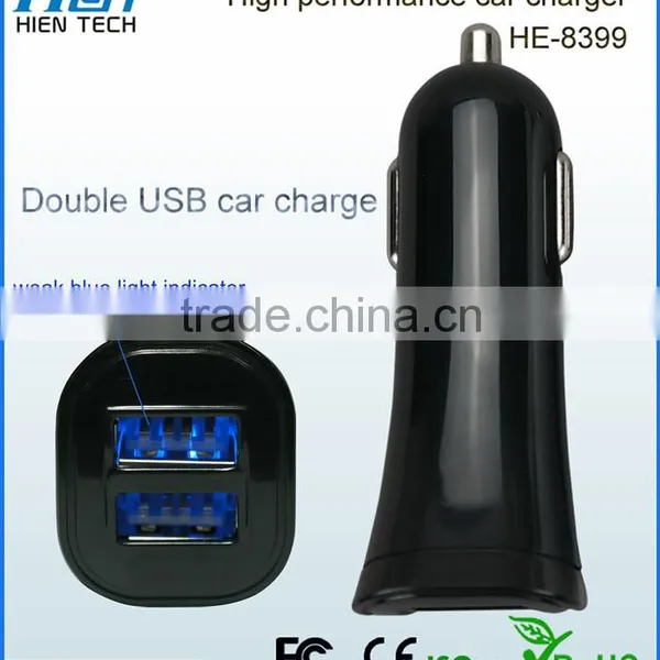 2015 New Product Universal Car Charger With 2 USB Output 5V 3.4A,Double Usb Car Charger Cigarette Lighter Adapter photo-5