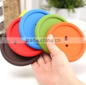 Fancy Silicone Cute Button Coasters Cup Mat photo-2