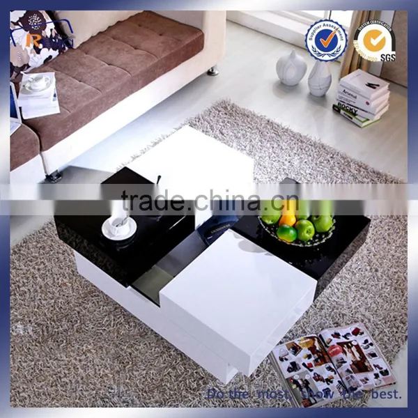 MDF High Gloss Extended Coffee Table/Tea Table photo-3