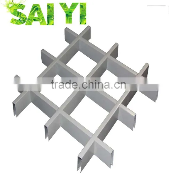 100*100 Decorative Building Material Metal Roof Ceiling Tile