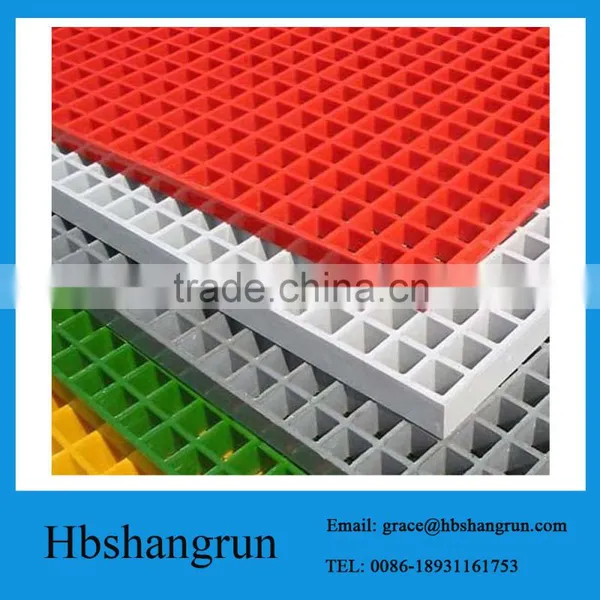 Fiberglass FRP Trench Drain Grating Cover photo-5