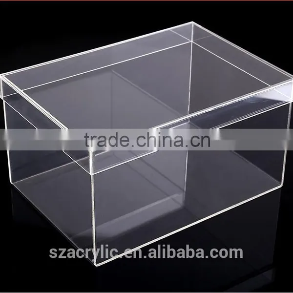 Customized Clear Acrylic Shoe Box Fancy Acrylic Shoe Box photo-2