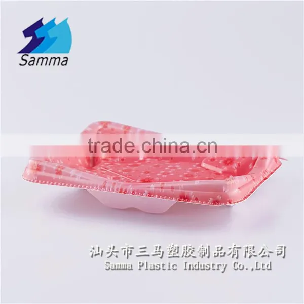 KW-0013HF-R Antifog Disposable Sushi Plate With Clear Lid photo-3