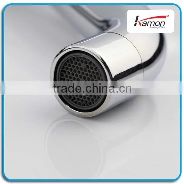 USA Wolverine Long Neck Brass Kitchen Faucet photo-3
