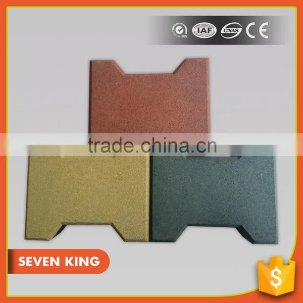 Gym Rubber Carpet Roll Outdoor Colorful Rubber Playground Floor Tile Kindergarten Playground Rubber Mat