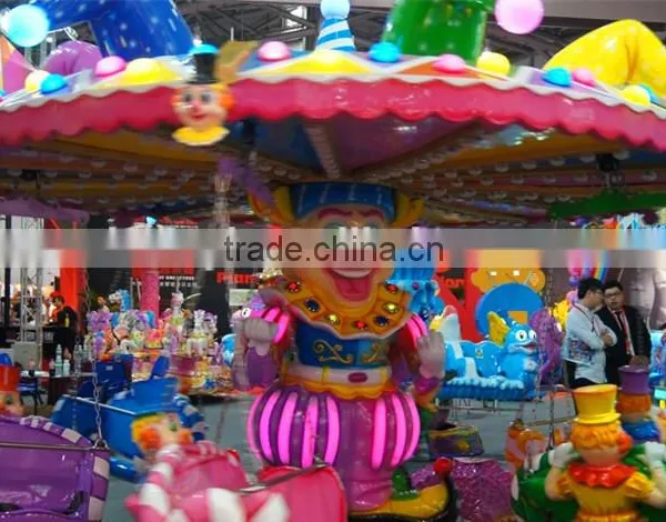 New 2016 Amusement Park Rides Clown Model Fairground Swing Flying Chair photo-4