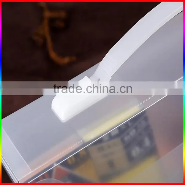 Eco Recyclable Clear Pvc Large Plastic Box With Handle photo-4