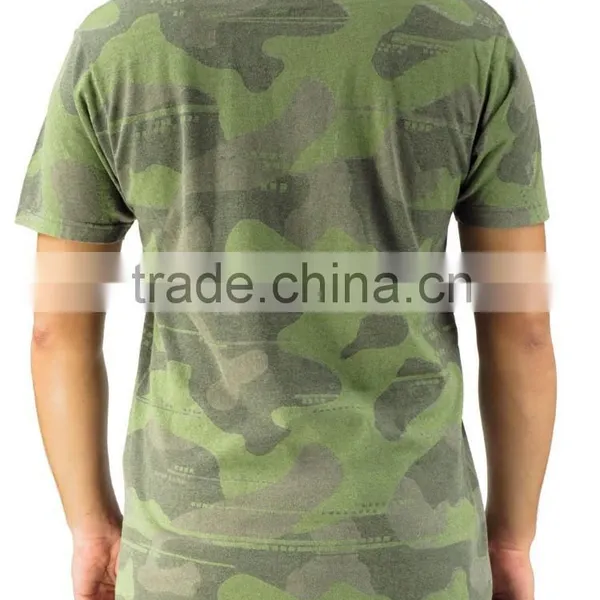 Full Sublimation t Shirt With All Over Camoflag Print photo-2