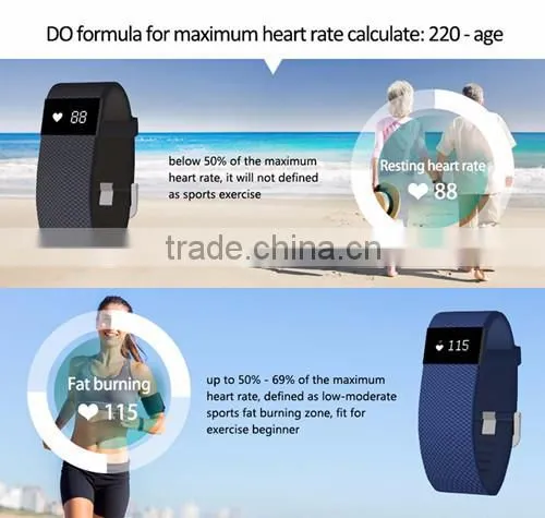 Fashion Heart Rate Monitor Smart Band Inteligente Pulse Silicon Wristband Sport Wristband OLED Display Smart Bracelet TW64 Plus photo-4