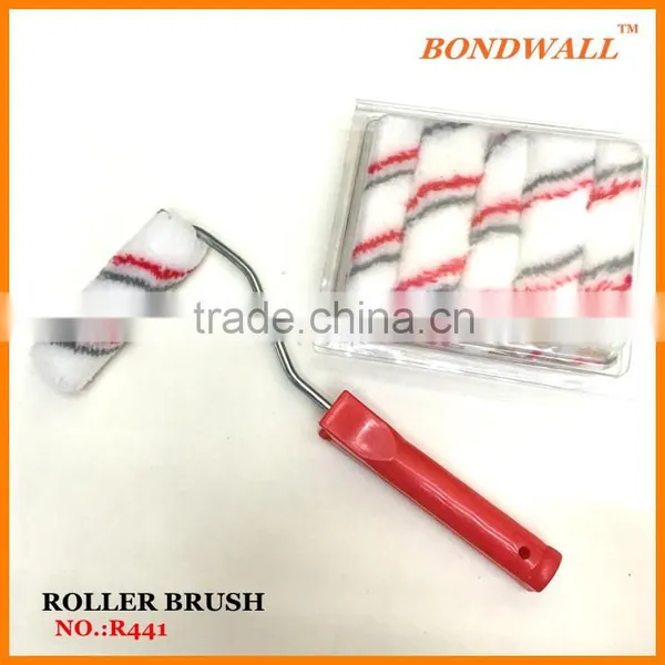 4" 10CM Acrylic Material Wall Decorative Mini Paint Roller Brush