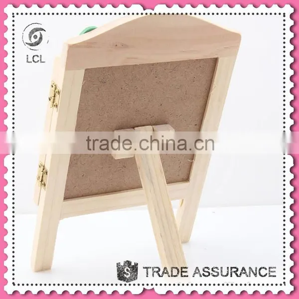 Portable Wooden Blackboard for Kids, Wooden Kids Blackboard With Chalks photo-3