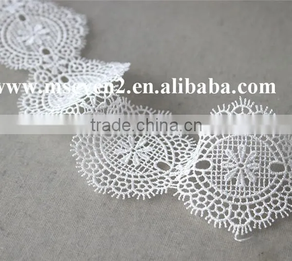 Classical Fashion Polyester Lace Trim Net Embroidery Lace Trimdecorative Lace Trim photo-3