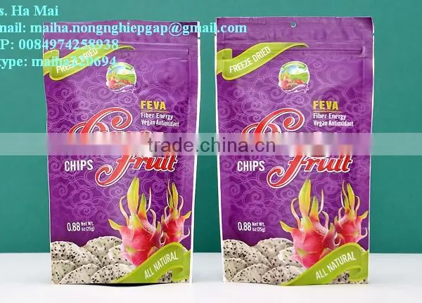 Freeze Dried Dragon Fruit Chips Vietnam With Sugar Free photo-5