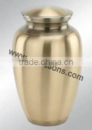 Fancy Brass New Urns for Home Used | Antique Metal Brass Urns | Cremation Used Urns photo-4