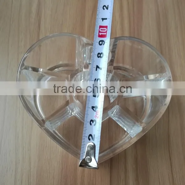 Wholesale Heart Shape Acrylic Cosmetic Storage Box photo-5