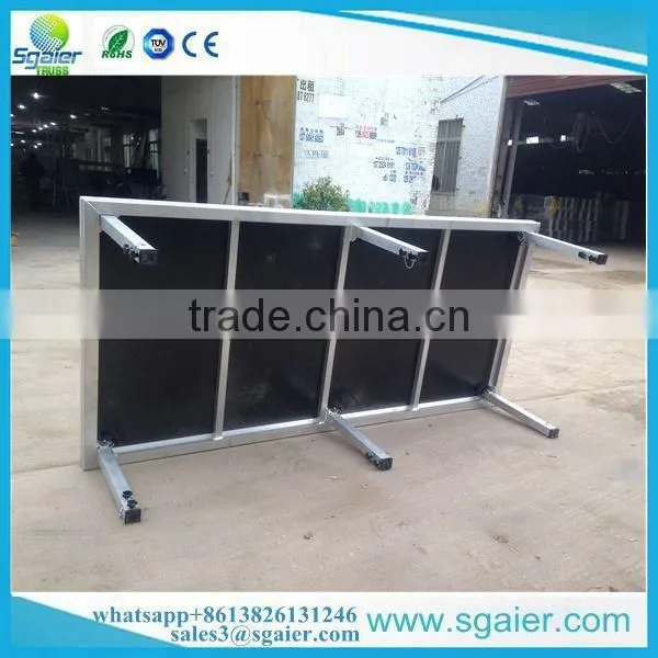 1.22m by 2.44m Portable Simple Stage With 6 Square Legs photo-3