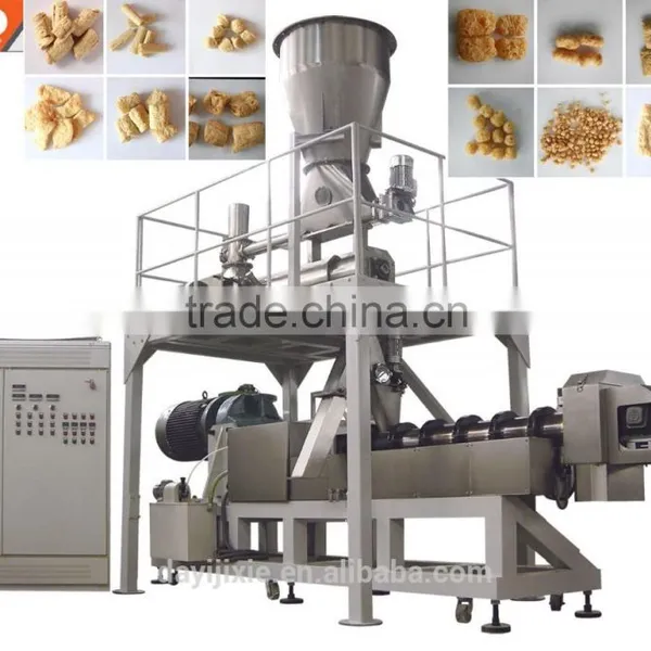 Textured Vegetarian Soya Protein Chunk Extruder Machine With CE photo-3