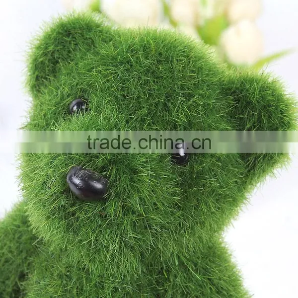 Miniascape Decoration Little Bear Artificial Flocking Toys photo-3