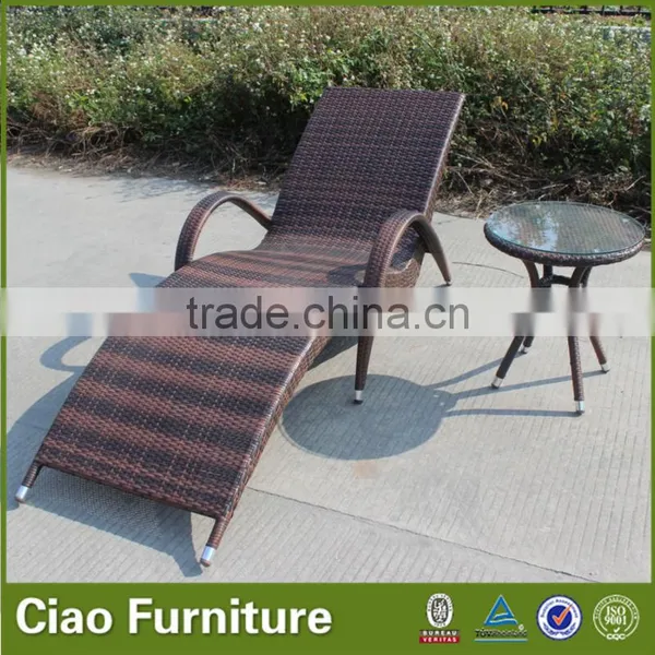 Luxurious Single Dedicated Outdoor Swimming Pool or Beach Lying Bed + Coffee Table photo-3