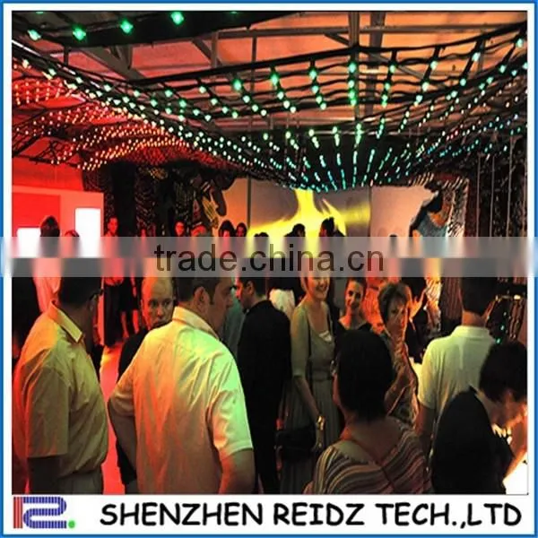 2015 New Hot Sale Full Color Transparent Flexible Curtain Led Display / Programmable Led Curtain Display photo-4