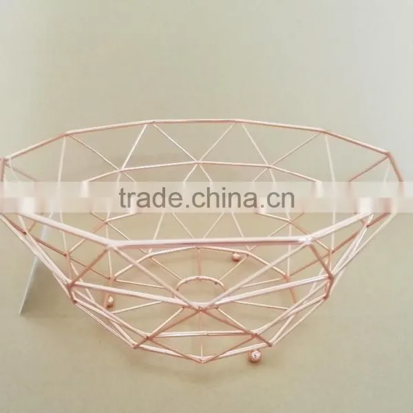 Jiangmen Factory Fashion Design Storage Metal Wire Fruit Basket Hanging Wire Fruit Basket photo-4