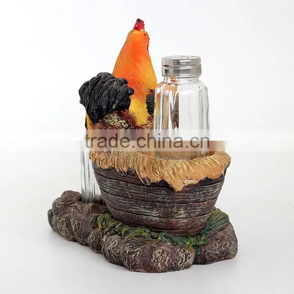 Resin Souvenir With Hens and Roosters photo-4