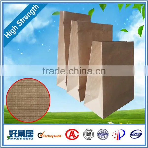 5kg 10kg 20kg Kraft Paper Flour Packaging Bag With Handle photo-5