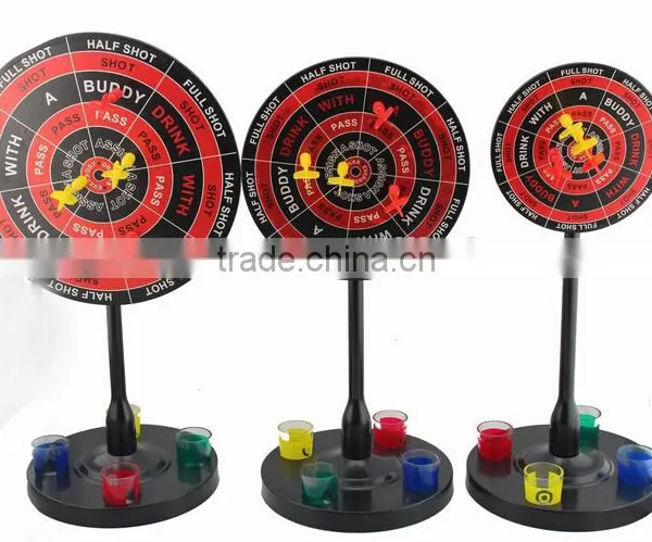 Dart Shot Glass Drinking Game Set With Mini Metal Stand photo-3