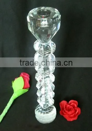 Crystal Cut Glass Candle Holder photo-4