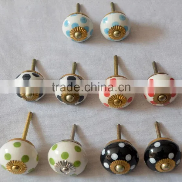 Mix Design Unique Hand Painted Drawer Knobs photo-3