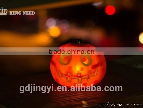 Wholesale Plastic PP Acrylic Led Light up Small Halloween Pumpkin Decoration photo-4