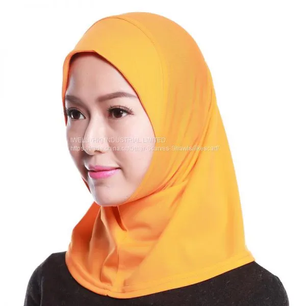 Soft Spring Autumn Plain Color Muslim Hijab Scarf Supplier photo-5