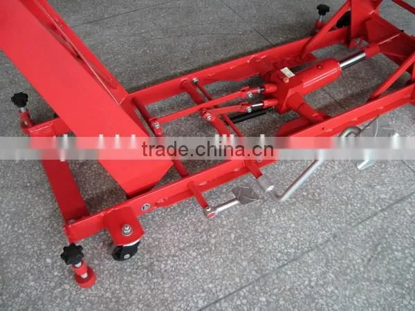 Air/Hydraulic 1000lbs Motorcycle Lift Table For Repairing photo-4