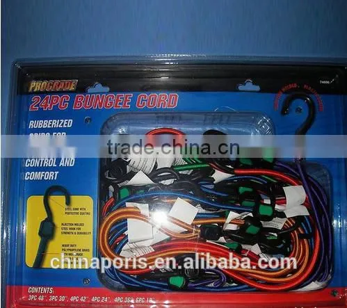 2017 Good Quality Bungee Cords for Camping/ Outdoor Multi-strand Core Rope With External Plastic Cove photo-5