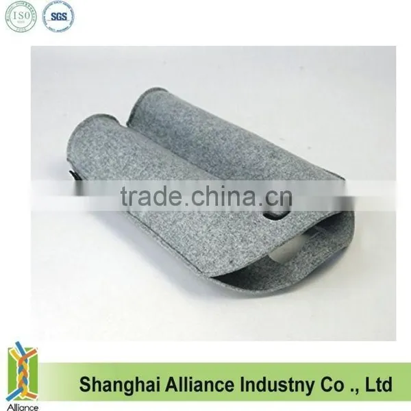 Light Gray Felt Single Bottle Wine Bag (TM-FT017) photo-2
